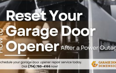 How to Reset Your Garage Door Opener After a Power Outage