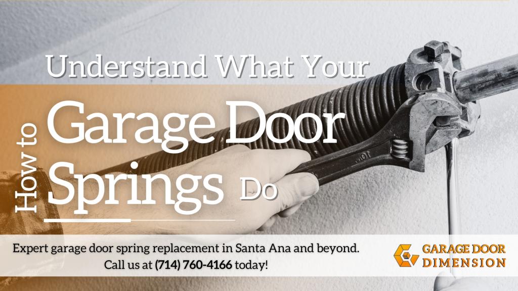 A homeowner’s guide to understanding garage door springs and safety