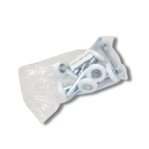 2" Nylon Roller - Silver 4" Stem, 11 Balls (Bag of 10)