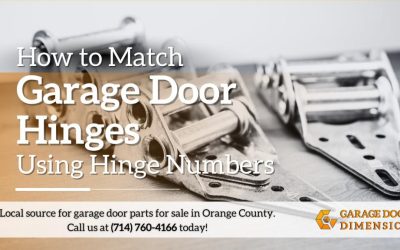 How to Match Garage Door Hinges Using Hinge Numbers