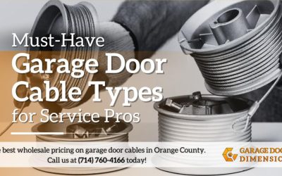 Must-Have Garage Door Cable Types for Service Pros