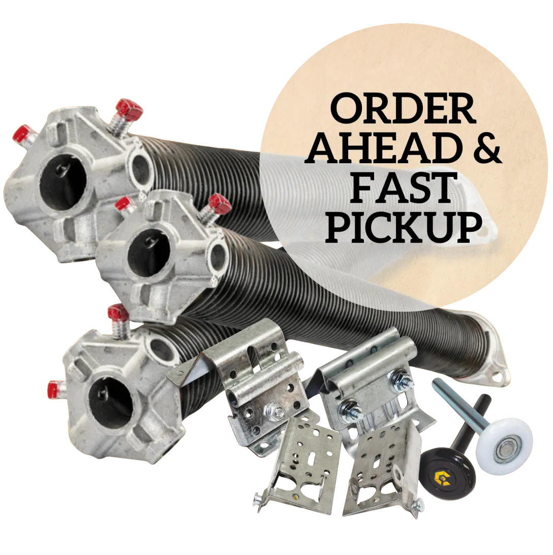 Garage Door Springs with special offer badge