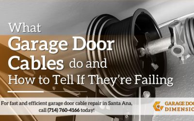 What Garage Door Cables Do and How to Tell If They’re Failing