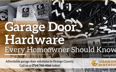 Garage Door Hardware Every Homeowner Should Know