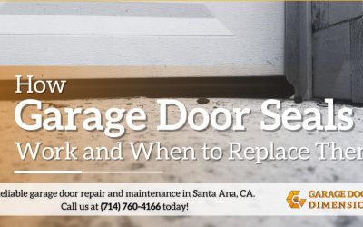 How Garage Door Seals Work and When to Replace Them