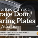 A guide to know if garage door bearing plates need repair or replacement