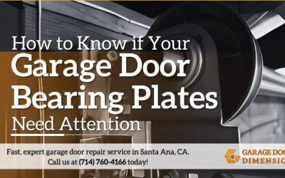How to Know if Your Garage Door Bearing Plates Need Attention