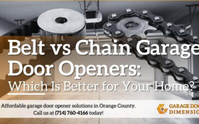 Belt vs Chain Garage Door Openers: Which Is Better for Your Home?