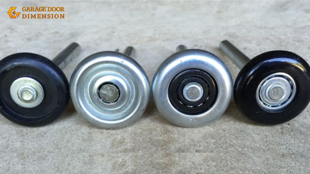 Different types of garage door roller replacement parts available in Santa Ana