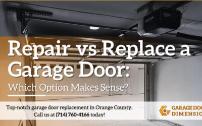 Repair vs Replace a Garage Door: Which Option Makes Sense?