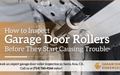 How to Inspect Garage Door Rollers Before They Start Causing Trouble